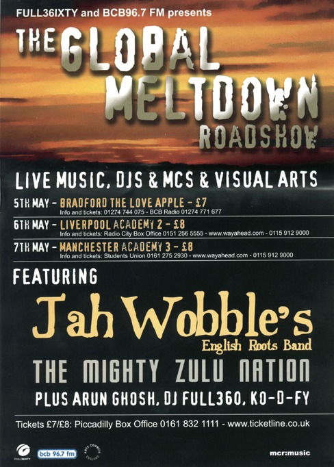 global meltdown road show flyer